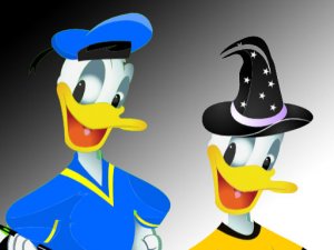 Donald Duck Dressup Online Game