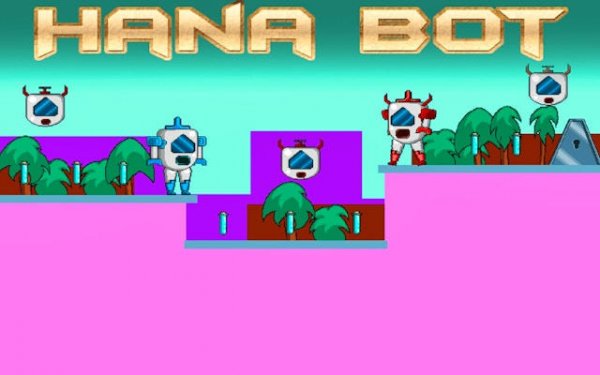 Hana Bot: Sci-Fi Platformer Challenge