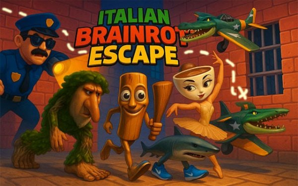 Italian Brainrot Escape Puzzle Game Online