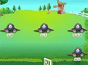 Letter Mole Typing Game