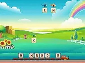 Letter Train Word Puzzle